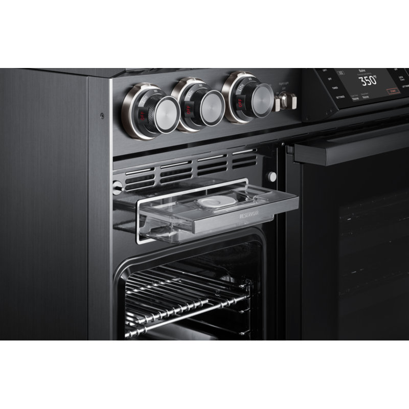 48" Pro-Range 6 Burners with Griddle, Contemporary, NG/LP, Graphite Stainless