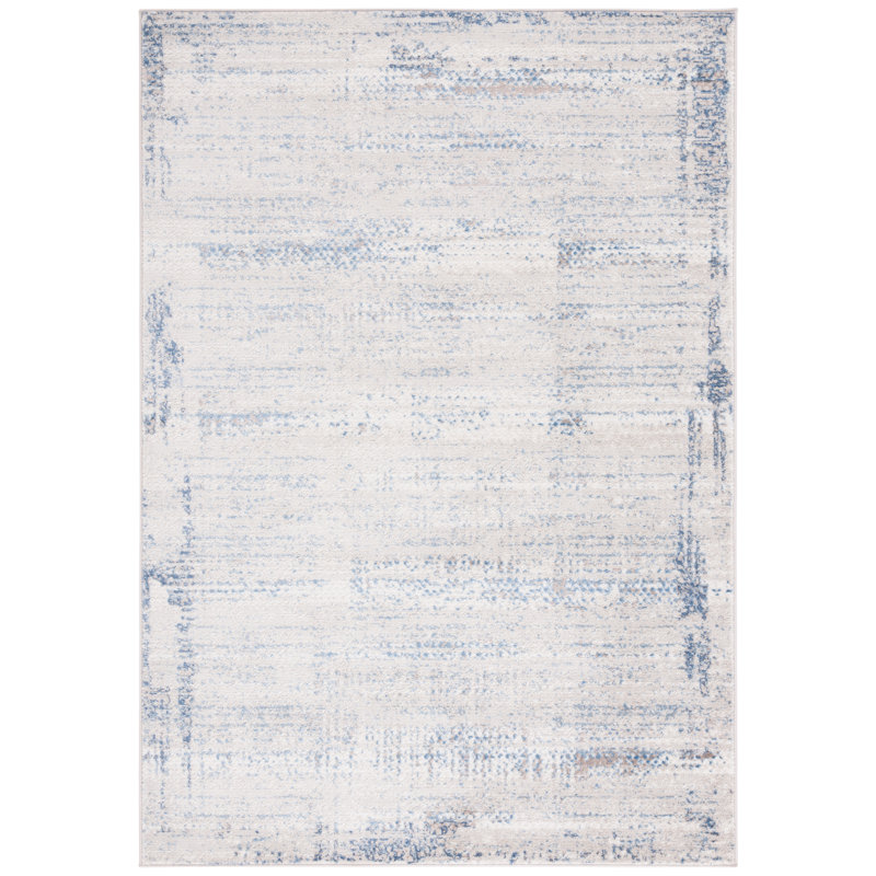Tapis à performance abstraite Nourit, Rectangulaire 8 pi x 10 pi