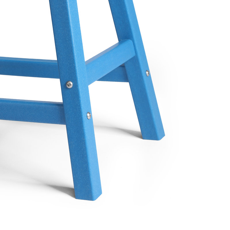 Tabouret de bar Laguna, Tabouret de comptoir (siège d’une hauteur de 24, Bleu pacifique