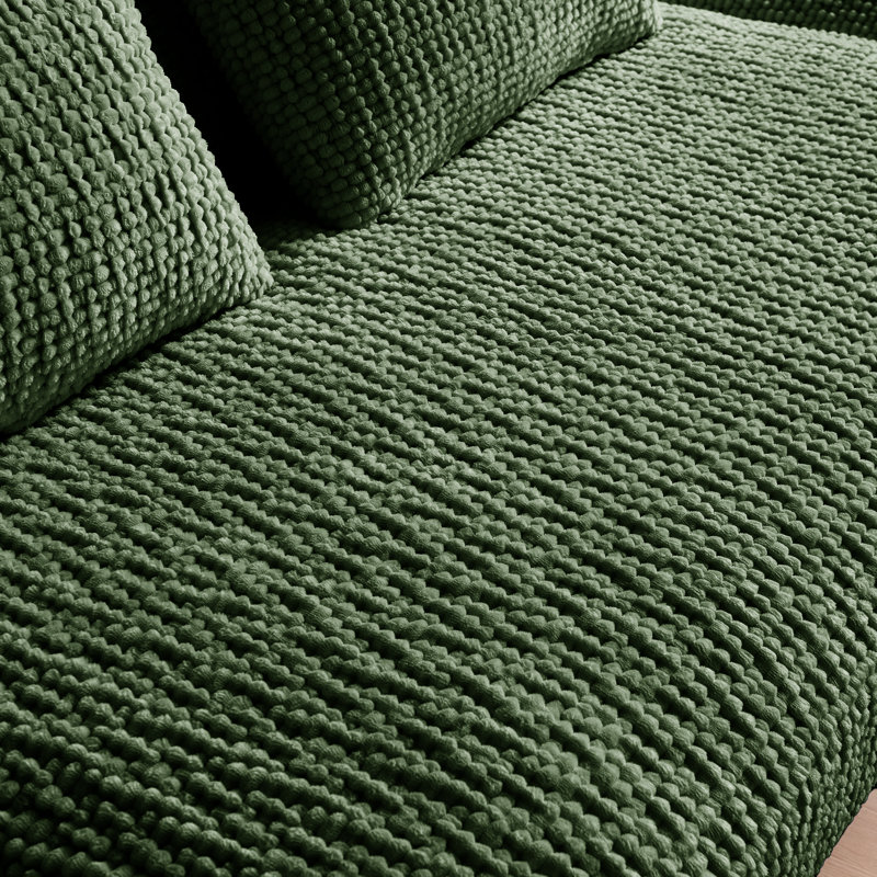 79.5'' Ergonomic Compression Corduroy Sofa – Extensible Headrests, Assembly Free, Space-smart For Any Room, Green
