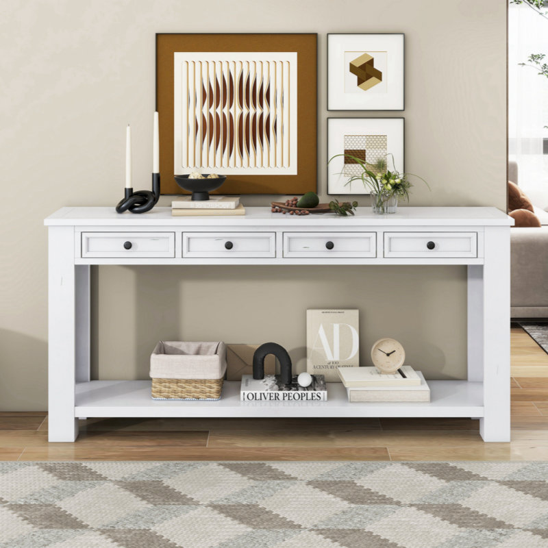 Breeauna Solid Wood Coffee Table