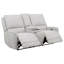 Dobroyd 2-Piece Chenille Power Reclining Sofa Set Dove Grey-1924798666