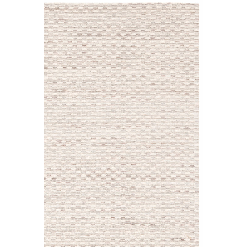 Tapis beige en laine et en coton tissé à la main Laureldale, Rectangle 4 pi x 6 pi
