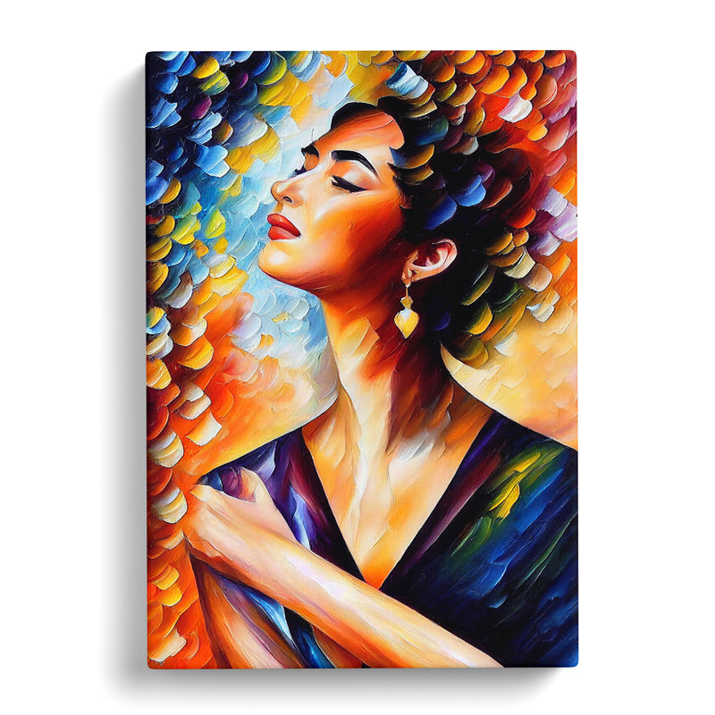 Portrait Of A Woman No.4 - Wrapped Canvas Print, 50cm H x 35cm W x 3cm D