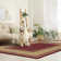 Non-Slip Border Area Rug For Living Room, Hallway, Entryway Rug, Red