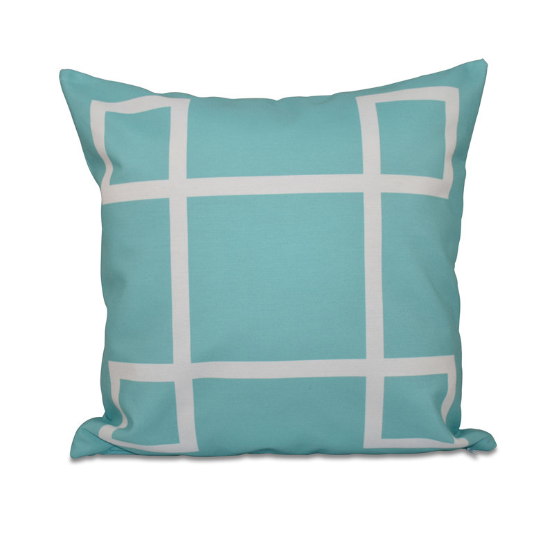  Square Pillow Cover and Insert, 20"x20", Bahama