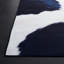 Faux Hide Atze Machine Washable Area Rug In Ivory & Blue-1120804998