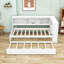 Lit plateforme avec rangement gigogne, ports USB et tablettes Postfield-1706079239