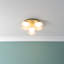 Couvertier Glass LED Flush Mount-225113909-225113910