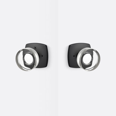 Luna Privacy Knob, Flat Black