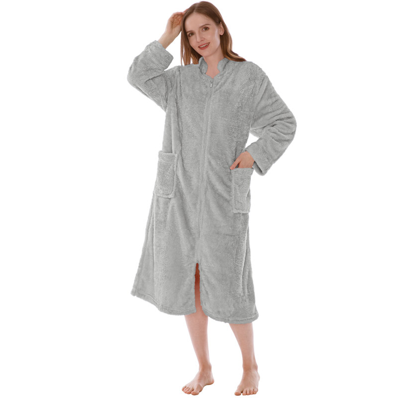 Peignoir Beckon, S, Gris clair