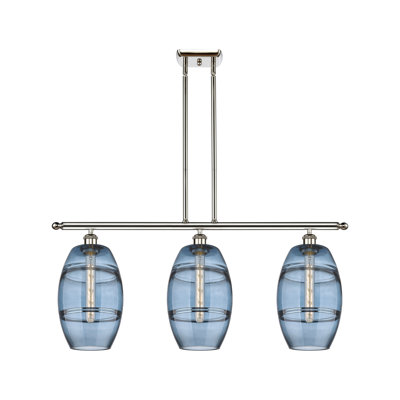 Luminaire suspendu pour îlot de cuisine 3 lumières Dundrod