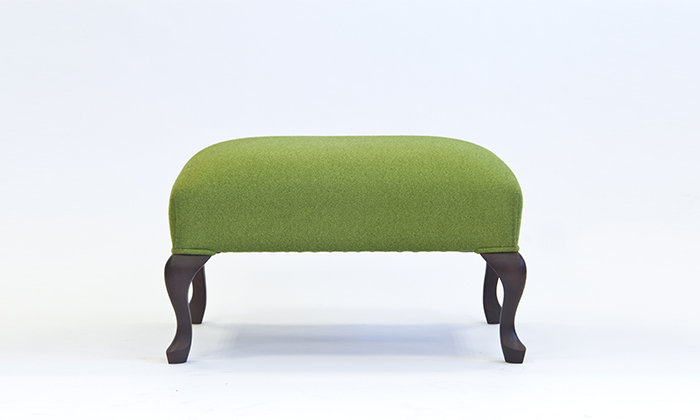 65cm Wide Rectangle Solid Colour Cocktail Ottoman
