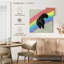 Chat noir Brampt arc-en-ciel