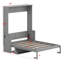 Murphy Bed With Desk,LED Lights And USB Charging Station-1546907591
