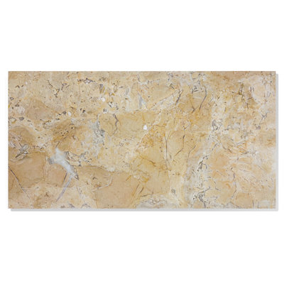 Marbre naturel 12 * 24, pour plancher et mur, carreau de marbre poli, pierre naturelle, marbre véritable, marbre véritable, 1 boîte de 4 pièces