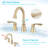 Widespread 2-handle Bathroom Faucet with Drain Assembly-87426666