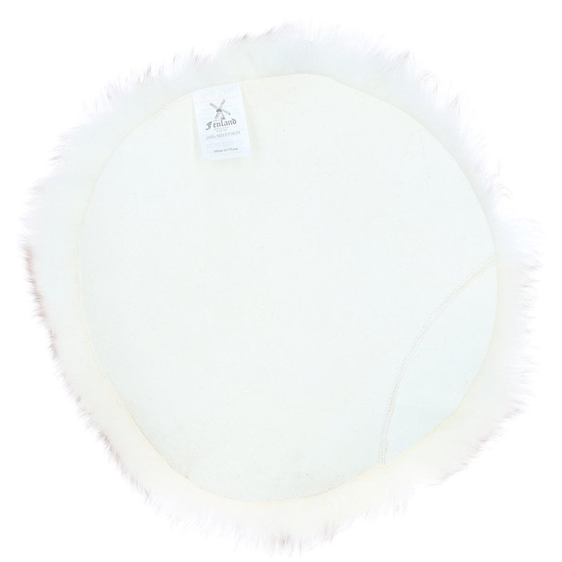 Sheepskin Seat Pad Wolf Tip, Cream