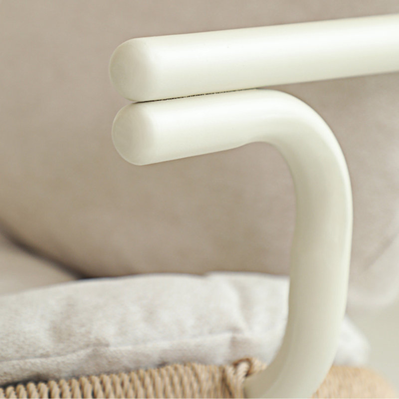 Chaise berçante d'intérieur en rotin