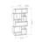 Sandra Bookcase | Asymmetric Freestanding Bookcase with 10 Compartments-97325542