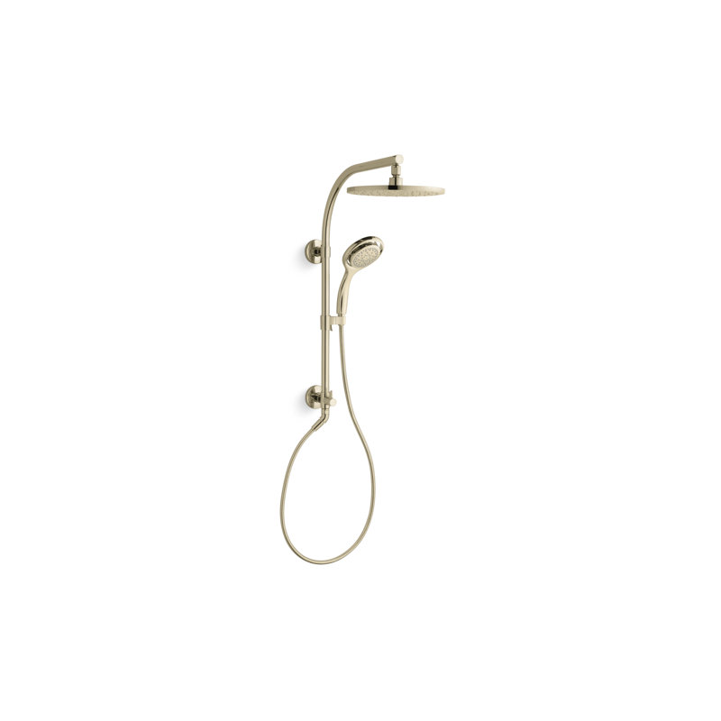 Hydrorail -R Arch Shower Column, Vibrant French Gold