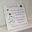 Athisl Text & Numbers Decorative Plaque / Box Sign