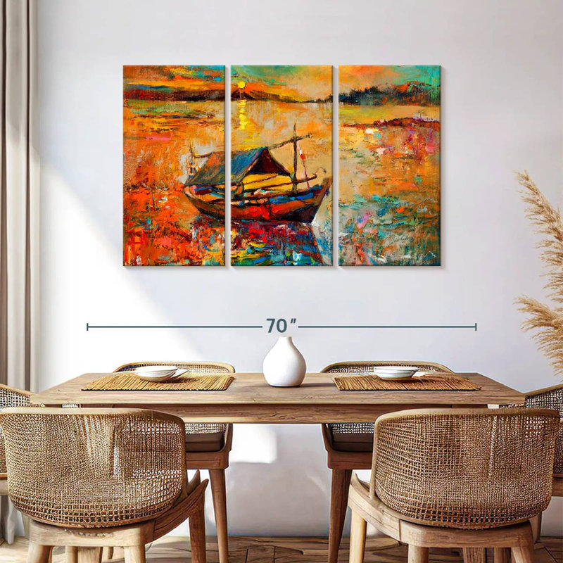 Senne Boat, 36" H x 57" W