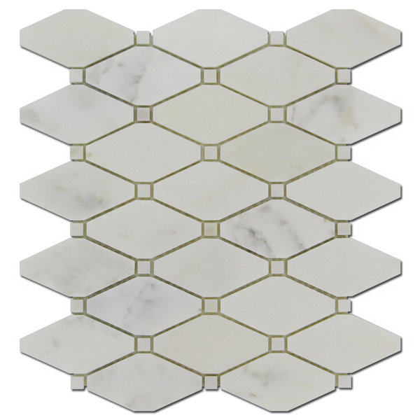 CLIPPED DIAMOND CALACATTA OLIVA POLISHED
