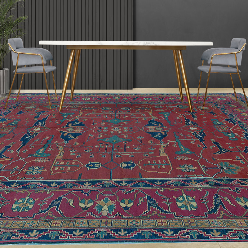 Afghan Wool Southwestern Area Rug