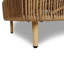 Chaise longue d'extérieur avec coussin et 5 dossiers réglables, ensemble de 4-128792100-128792103