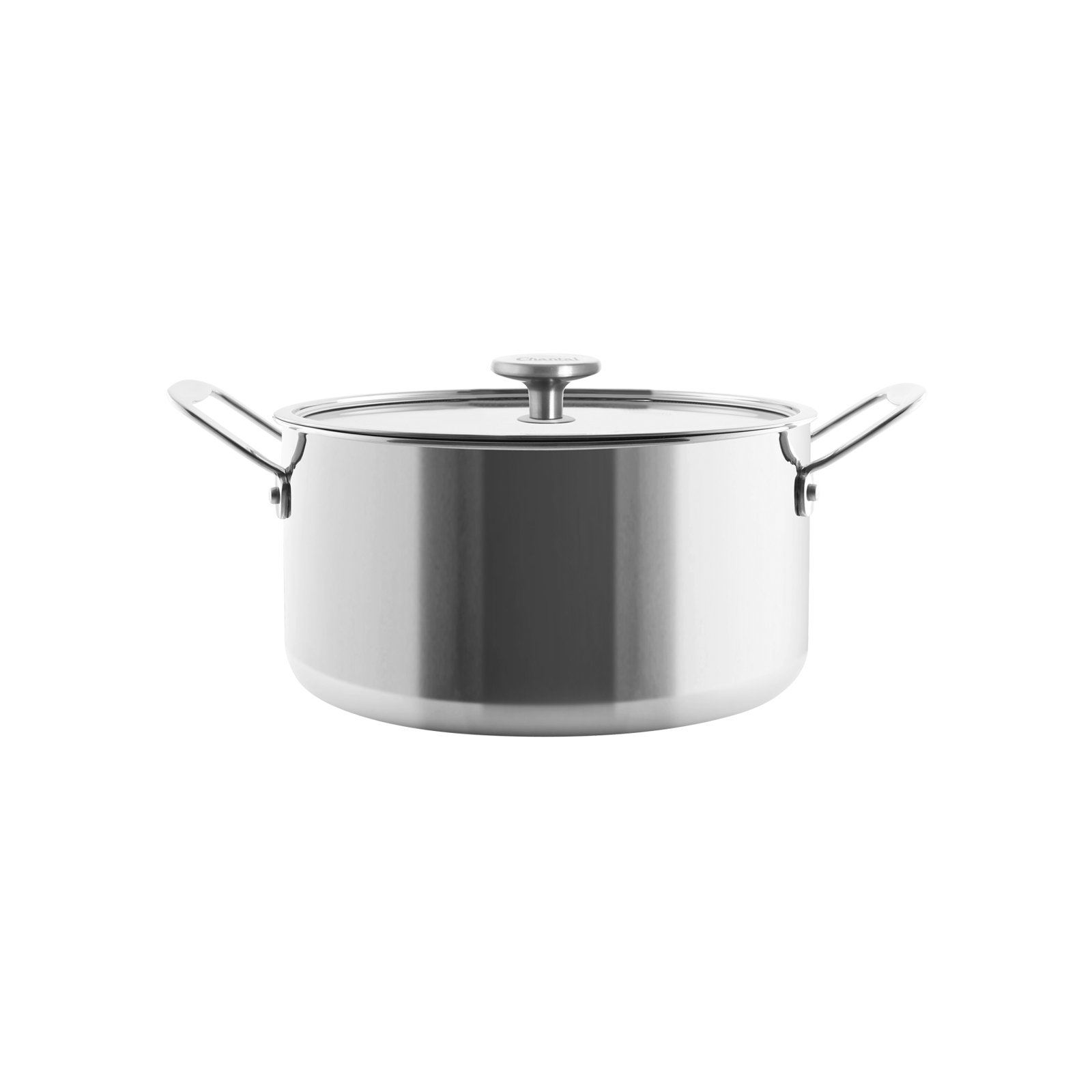 3. Clad 7 qt. Stainless Steel Stock Pot with Lid