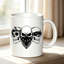 Skull Bandana Ceramic Coffee Mug Coffee Cup Tea Mug Birthday Gift Reading Reusable Great for Holding Tea Milk.