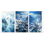 Alaska Glacial Reflections - Paysages, ensemble de 3 pièces d'art-783825298-783825306