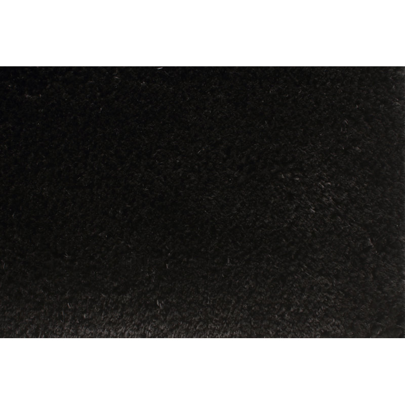 Luxury Microfiber Bath Rug - 21" X 54", Black