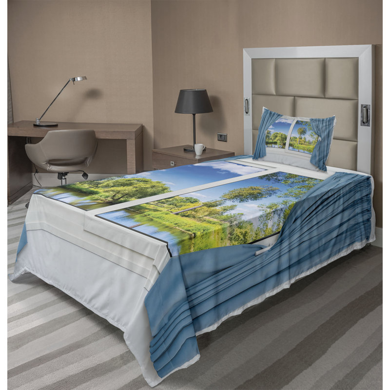 Microfiber Sheet Set, Twin Sheet Set + Fitted Sheet + 1 Pillowcase