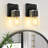 Single-light Bathroom Vanity Light 2-pack With Clear Shade, Modern Style For Vanity Mirror-1645164976-1645164977