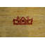 Tapis floral grand art déco à teinture végétale 12 x 12