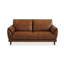 Causeuse-coussin standard en cuir véritable brun-1120118844