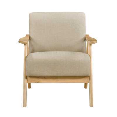 Mobilier de bureau en bois d'hévéa rembourré et rembourré de 1 pièce Modern Home Furniture