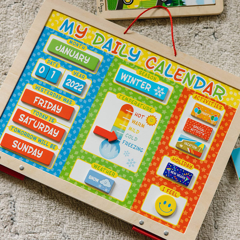 Calendrier quotidien magnétique