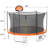 AOTOB Round Backyard Trampoline with Safety Enclosure