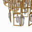 Light Iron Round Petra Bel Air Chandelier-91424785-91424786-91424787