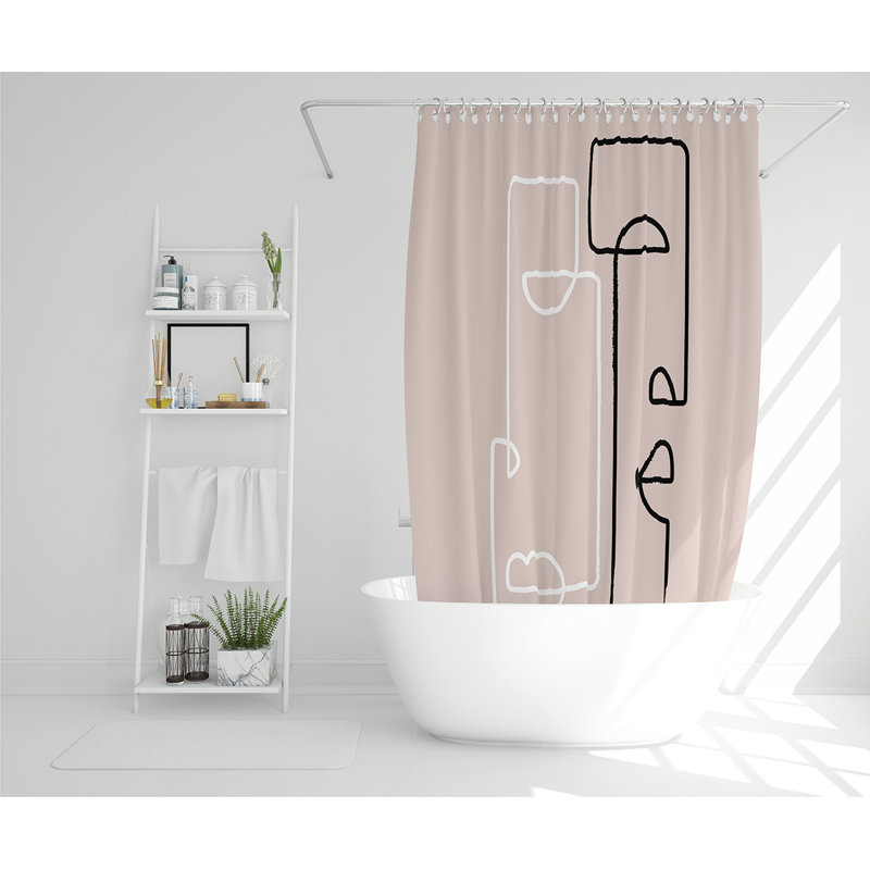 Ellary Polyester Shower Curtain