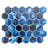 Agate 2" x 2" Glossy Porcelain Mosaic Wall Tile-98977103