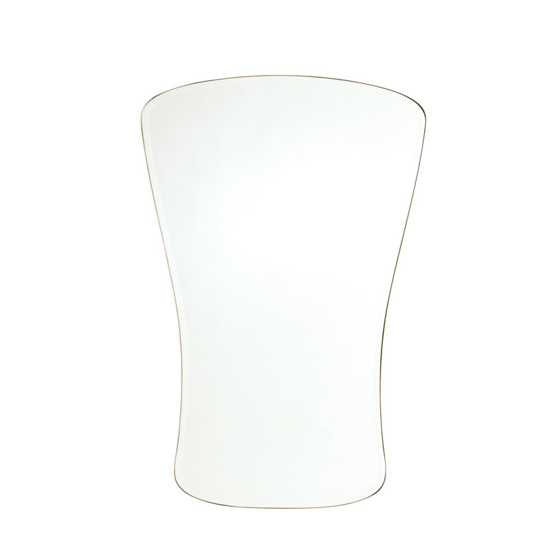 Key Mirror-Simple Satin Brass