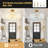 Khawla Dimmable Drum Chandelier-774711489-774711488