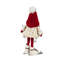 Tissu gnome de ski avec chapeau rouge