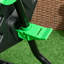Outsunny 65L Compost Bin for Garden 360° with Steel Base Green and Black