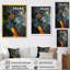 Marble Yellow Elegance II - art mural géométrique-1894455209-1894455208