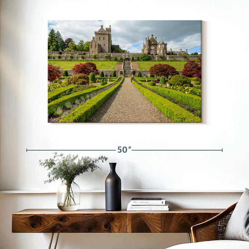 Jardins du château de Drummond, H 26 po x l 39 po